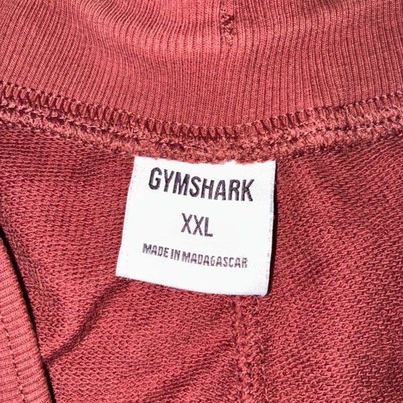 Gymshark Burgundy Athletic Shorts Women's XXL Mesh Logo Detail - Picture 4 of 5